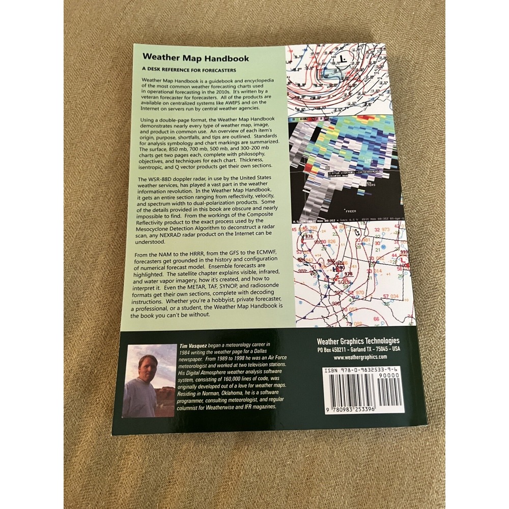 Tim Vasquez Weather Map Handbook, 3rd ed., color (Paperback) - Picture 2 of 3